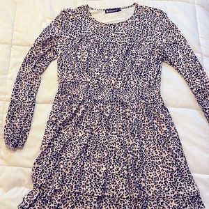 Long Sleeved Cheetah Dress!